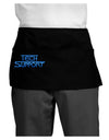 Tech Support Logo Dark Adult Mini Waist Apron, Server Apron-Mini Waist Apron-TooLoud-Black-One-Size-Davson Sales