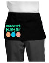 Eggspert Hunter - Easter - Green Dark Adult Mini Waist Apron, Server Apron by TooLoud-Mini Waist Apron-TooLoud-Black-One-Size-Davson Sales