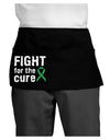 Fight for the Cure - Light Green Ribbon Celiac Disease Dark Adult Mini Waist Apron, Server Apron-Mini Waist Apron-TooLoud-Black-One-Size-Davson Sales