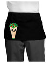 Cute Wrap Dark Adult Mini Waist Apron, Server Apron-Mini Waist Apron-TooLoud-Black-One-Size-Davson Sales