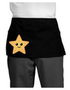 Cute Starfish Dark Adult Mini Waist Apron, Server Apron by TooLoud-Mini Waist Apron-TooLoud-Black-One-Size-Davson Sales