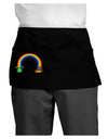 Pixel Pot of Gold Dark Adult Mini Waist Apron, Server Apron-Mini Waist Apron-TooLoud-Black-One-Size-Davson Sales