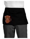 Cute Beaver Dark Adult Mini Waist Apron, Server Apron-Mini Waist Apron-TooLoud-Black-One-Size-Davson Sales