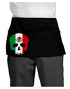 Skull Flag Mexico Dark Adult Mini Waist Apron, Server Apron-Mini Waist Apron-TooLoud-Black-One-Size-Davson Sales