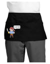 I'll Cut You - Petey the Pirate Dark Adult Mini Waist Apron, Server Apron-Mini Waist Apron-TooLoud-Black-One-Size-Davson Sales