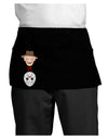 Scary Face Versus Scary Face - Halloween Dark Adult Mini Waist Apron, Server Apron-Mini Waist Apron-TooLoud-Black-One-Size-Davson Sales