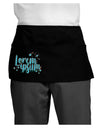 TooLoud Lorem Ipsum Dark Dark Adult Mini Waist Apron-Aprons - Waist-TooLoud-Black-One-Size-Davson Sales