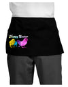 Happy Easter Peepers Dark Adult Mini Waist Apron, Server Apron-Mini Waist Apron-TooLoud-Black-One-Size-Davson Sales