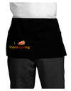 I Heart Thanksgiving Pumpkin Pie Dark Adult Mini Waist Apron, Server Apron-Mini Waist Apron-TooLoud-Black-One-Size-Davson Sales