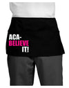 Aca Believe It Dark Adult Mini Waist Apron, Server Apron-Mini Waist Apron-TooLoud-Black-One-Size-Davson Sales