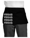 Vegas - Vegas Style Show Lights Dark Adult Mini Waist Apron, Server Apron by TooLoud-Mini Waist Apron-TooLoud-Black-One-Size-Davson Sales