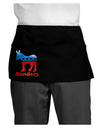 Sanders Bubble Symbol Dark Adult Mini Waist Apron, Server Apron-Mini Waist Apron-TooLoud-Black-One-Size-Davson Sales