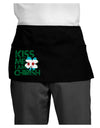 Kiss Me I'm Chirish Dark Adult Mini Waist Apron, Server Apron by TooLoud-Bib Apron-TooLoud-Black-One-Size-Davson Sales