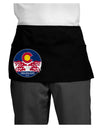 Grunge Colorado Emblem Flag Dark Dark Adult Mini Waist Apron-Aprons - Waist-TooLoud-Black-One-Size-Davson Sales