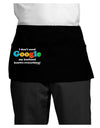 I Don't Need Google - Husband Dark Adult Mini Waist Apron, Server Apron-Mini Waist Apron-TooLoud-Black-One-Size-Davson Sales