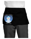 Personalized My First Christmas Snowbaby Blue Dark Adult Mini Waist Apron, Server Apron-Mini Waist Apron-TooLoud-Black-One-Size-Davson Sales