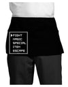 RPG Command Selection List Dark Adult Mini Waist Apron, Server Apron by TooLoud-Mini Waist Apron-TooLoud-Black-One-Size-Davson Sales