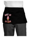 Cute Ice Cream Cone - Sweet As Ice Cream Dark Adult Mini Waist Apron, Server Apron-Mini Waist Apron-TooLoud-Black-One-Size-Davson Sales