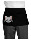 Mummy Kitty Dark Adult Mini Waist Apron, Server Apron by TooLoud-Mini Waist Apron-TooLoud-Black-One-Size-Davson Sales