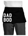 Dad Bod Design Dark Adult Mini Waist Apron, Server Apron by TooLoud-Mini Waist Apron-TooLoud-Black-One-Size-Davson Sales