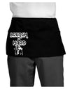 TooLoud Brunch So Hard Hen Dark Dark Adult Mini Waist Apron-Aprons - Waist-TooLoud-Black-One-Size-Davson Sales