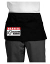 Warning Selective Hearing Funny Dark Adult Mini Waist Apron, Server Apron by TooLoud-Bib Apron-TooLoud-Black-One-Size-Davson Sales