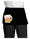 Cute Infatuated Beer Dark Adult Mini Waist Apron, Server Apron by TooLoud-Mini Waist Apron-TooLoud-Black-One-Size-Davson Sales