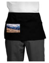Pikes Peak CO Mountains Dark Adult Mini Waist Apron, Server Apron by TooLoud-Mini Waist Apron-TooLoud-Black-One-Size-Davson Sales