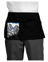 Mountain Landscape 2 Dark Adult Mini Waist Apron, Server Apron-Mini Waist Apron-TooLoud-Black-One-Size-Davson Sales