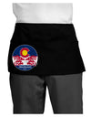 Grunge Colorado Rocky Mountain Bighorn Sheep Flag Dark Dark Adult Mini Waist Apron-Aprons - Waist-TooLoud-Black-One-Size-Davson Sales