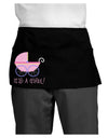 It's a Girl - Baby Carriage Dark Adult Mini Waist Apron, Server Apron-Mini Waist Apron-TooLoud-Black-One-Size-Davson Sales