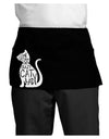 One Cat Short Of A Crazy Cat Lady Dark Adult Mini Waist Apron, Server Apron-Mini Waist Apron-TooLoud-Black-One-Size-Davson Sales