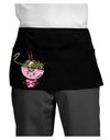 TooLoud Matching Pho Eva Pink Pho Bowl Dark Adult Mini Waist Apron-Aprons - Waist-TooLoud-Black-One-Size-Davson Sales