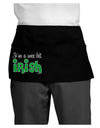 I'm A Wee Bit Irish Dark Adult Mini Waist Apron, Server Apron by TooLoud-Mini Waist Apron-TooLoud-Black-One-Size-Davson Sales