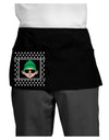 Cool Elf Christmas Sweater Dark Adult Mini Waist Apron, Server Apron-Mini Waist Apron-TooLoud-Black-One-Size-Davson Sales