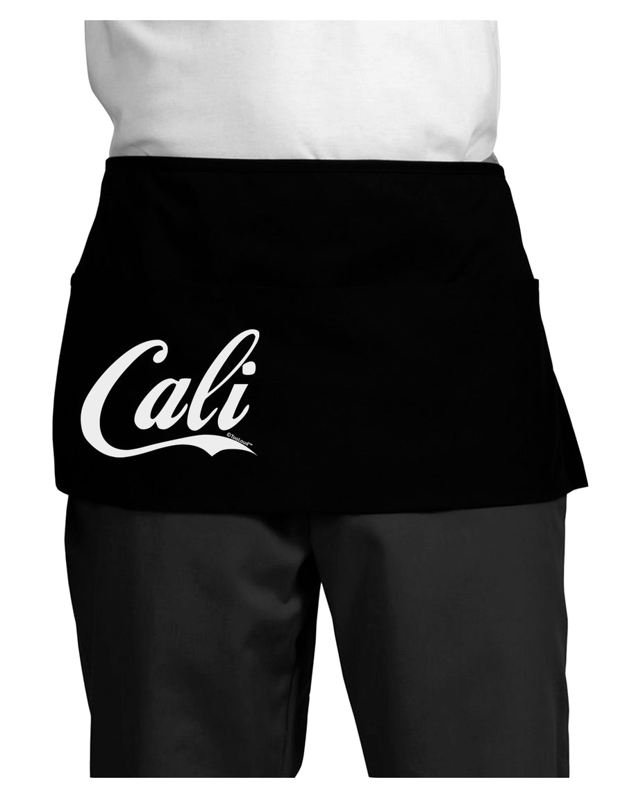 California Republic Design - Cali Dark Adult Mini Waist Apron, Server Apron by TooLoud-Mini Waist Apron-TooLoud-Black-One-Size-Davson Sales