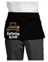 Battering RAM Text Dark Adult Mini Waist Apron, Server Apron-Mini Waist Apron-TooLoud-Black-One-Size-Davson Sales