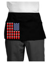 Beer Pong Flag Dark Adult Mini Waist Apron, Server Apron-Mini Waist Apron-TooLoud-Black-One-Size-Davson Sales