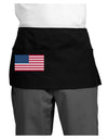 American Flag - Marijuana Leaf Dark Adult Mini Waist Apron, Server Apron-Mini Waist Apron-TooLoud-Black-One-Size-Davson Sales