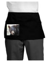 Staring Black Bear Dark Adult Mini Waist Apron, Server Apron-Mini Waist Apron-TooLoud-Black-One-Size-Davson Sales