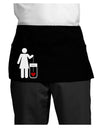 Single and Happy - Single Woman Dark Adult Mini Waist Apron, Server Apron by TooLoud-Mini Waist Apron-TooLoud-Black-One-Size-Davson Sales