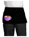 Cute Hot Cocoa Christmas Dark Adult Mini Waist Apron, Server Apron-Mini Waist Apron-TooLoud-Black-One-Size-Davson Sales