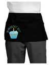 Birthday Boy - Candle Cupcake Dark Adult Mini Waist Apron, Server Apron by TooLoud-Mini Waist Apron-TooLoud-Black-One-Size-Davson Sales