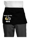 Geared Up For God Dark Adult Mini Waist Apron, Server Apron by TooLoud-Bib Apron-TooLoud-Black-One-Size-Davson Sales