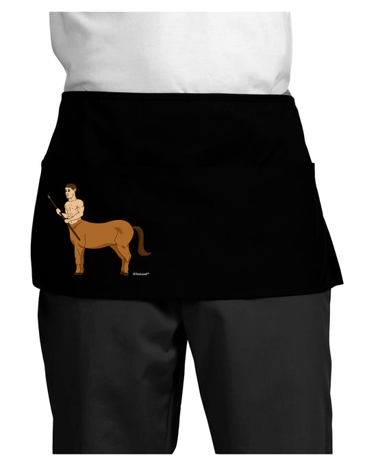 Greek Mythology Centaur Design - Color Dark Adult Mini Waist Apron, Server Apron by TooLoud-Mini Waist Apron-TooLoud-Black-One-Size-Davson Sales