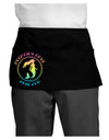 Mermaids Have More Fun - Beachy Colors Dark Adult Mini Waist Apron, Server Apron-Mini Waist Apron-TooLoud-Black-One-Size-Davson Sales