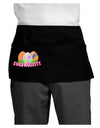 Eggsquisite Dark Adult Mini Waist Apron, Server Apron-Mini Waist Apron-TooLoud-Black-One-Size-Davson Sales