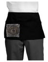 Stone Carving Watercolor Dark Adult Mini Waist Apron, Server Apron-Mini Waist Apron-TooLoud-Black-One-Size-Davson Sales