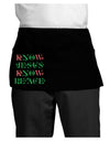 Know Jesus Know Peace Christmas Dark Adult Mini Waist Apron, Server Apron-Mini Waist Apron-TooLoud-Black-One-Size-Davson Sales