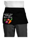 Support Your Community - Buy Local Dark Adult Mini Waist Apron, Server Apron-Mini Waist Apron-TooLoud-Black-One-Size-Davson Sales